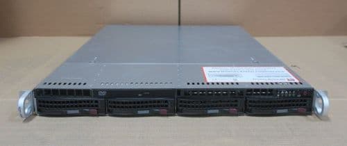 Supermicro CSE-815 X9DRi-F 2x Six-Core E5-2620 128GB RAM 4x 3.5" Bay 1U Server