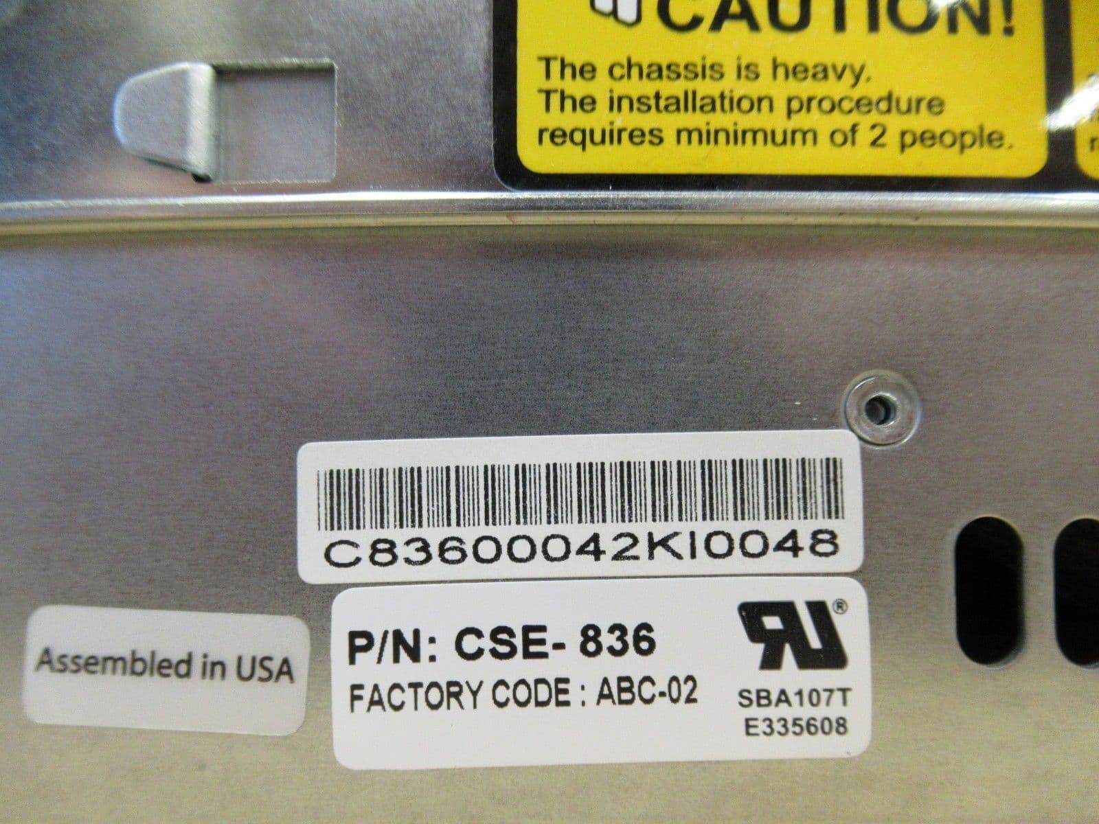 Supermicro SuperChasis CSE-836 1x Xeon E5506 2 13GHz 15 2TB 12GB 3U ...