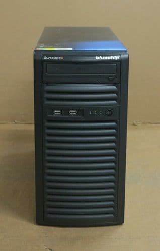 Supermicro SuperChassis CSE-731 2C Core i3-4170 3.7GHz 8GB Ram Tower Server