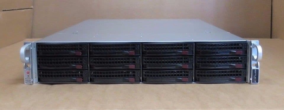 Supermicro SuperChassis CSE 826 2 Eight Core XEON E5 2660 96GB 2U 12x3 