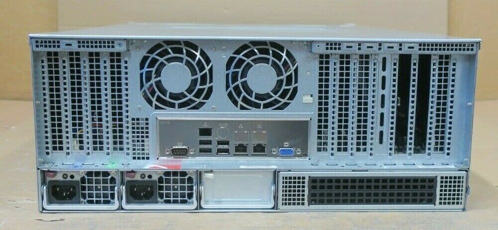 SuperMicro 848-16 4Uサーバー 訳アリ Supermicro SuperChassis CSE-848 4x8C E5-4650 256GB Ram X9QRI