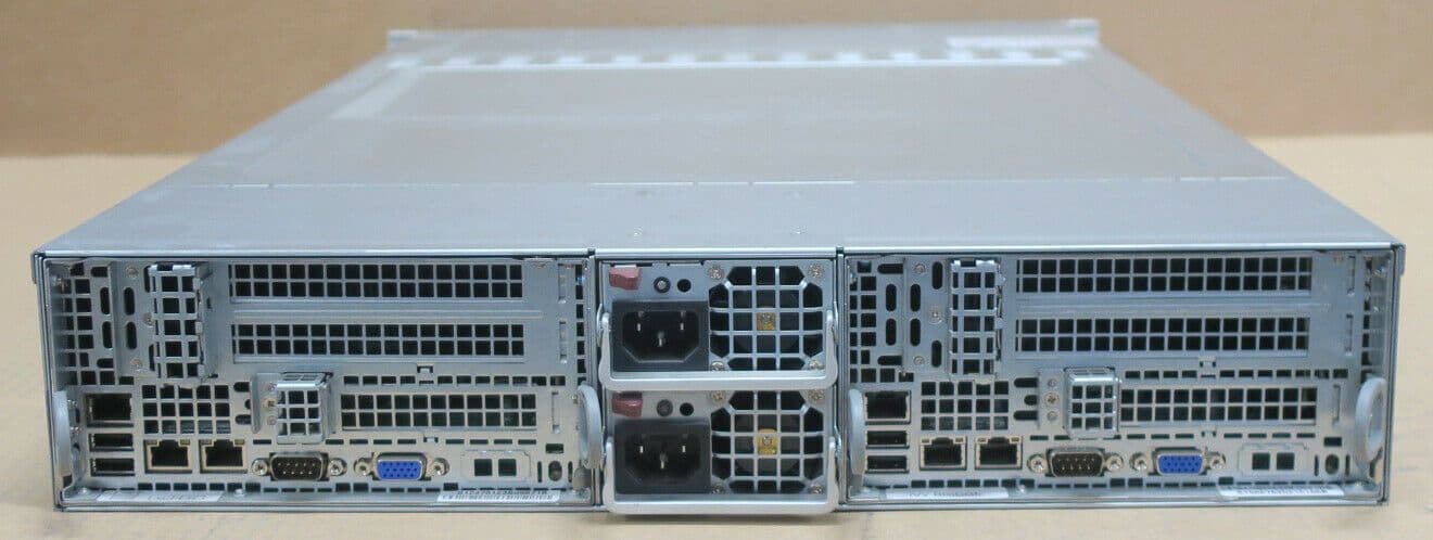 Supermicro SuperServer 6027TR DTRF 2 Node Server X9DRT HF 4x E5 2667 