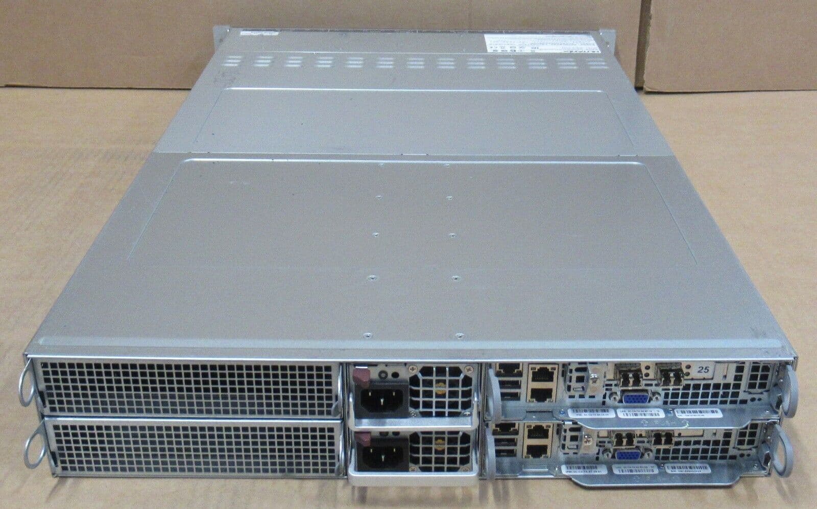 Supermicro SuperServer CSE217 24Bay 4x Node Chassis 2x X10DRTP CTO Nodes