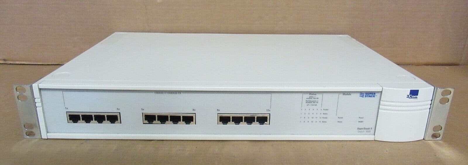 SuperStack II Switch 3000 10/100 12-Port RJ-45 Ethernet