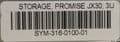 Symantec 16EB 316-0100-00 JX30 3U Disk Array 16x 3TB HDD Bay Dual I/O + Dual PSU