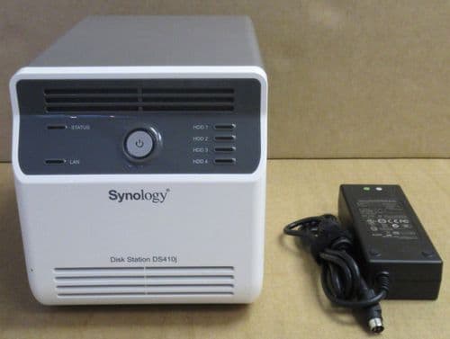 Synology Disk Station DS410j 4-Bay NAS Server For Home and Small Business