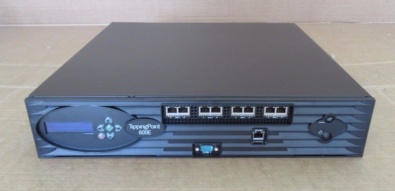 TippingPoint Intrusion Prevention Systems 600E - security appliance Series