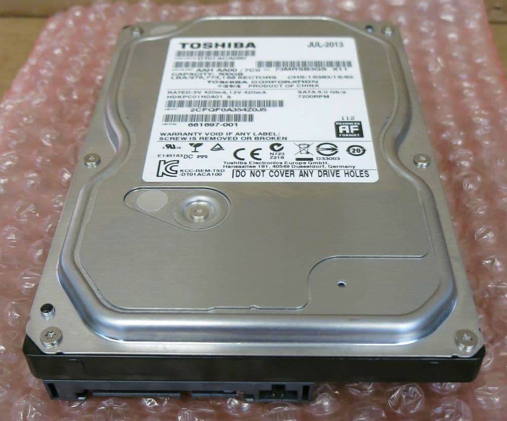 Toshiba 500GB 3 5" 7 2K SATA 6 0Gb/s Internal Hard Drive 661697001