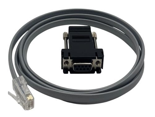 True Scale 12300 Console Cable RJ-12 to DB9 RS-232 + Adapter