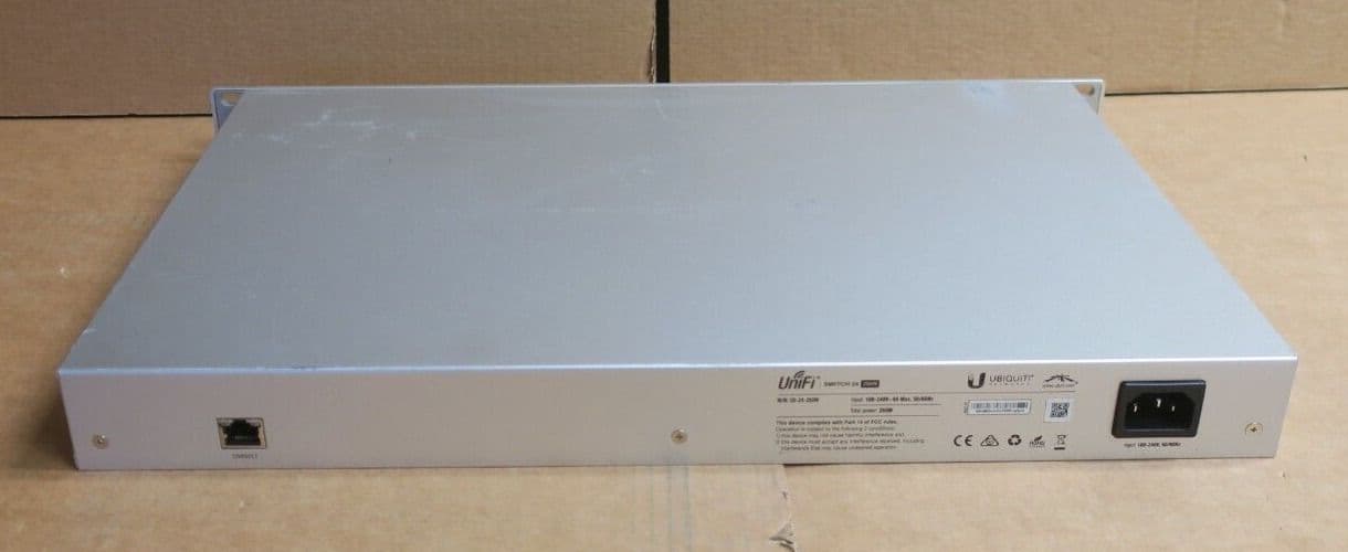 Ubiquiti UniFi 24x GbE RJ45 PoE 2x 1Gb SFP Ports L2 Managed Switch US ...