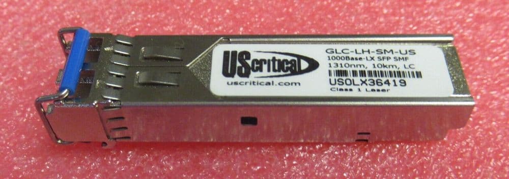 US Critical GLC-LH-SM-US 1000-Base-LX LH 1310nm 10km SFP Transceiver Module