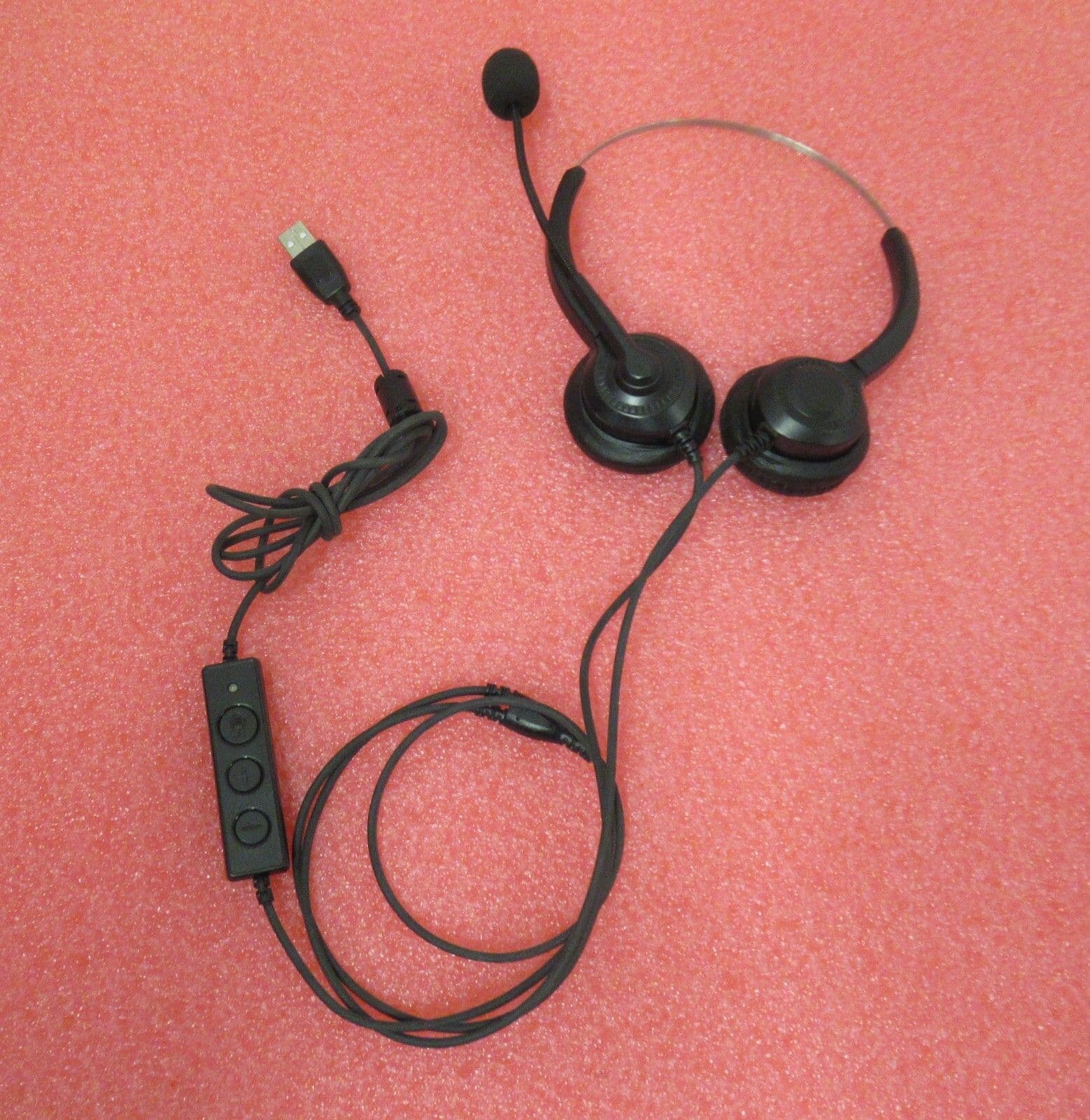 Wantek USB Headset With Microphone, Noise Cancelling Stereo PC Headphones For Laptop, Computer, Softphone, Skype, Webinars, Office, Shop, Call