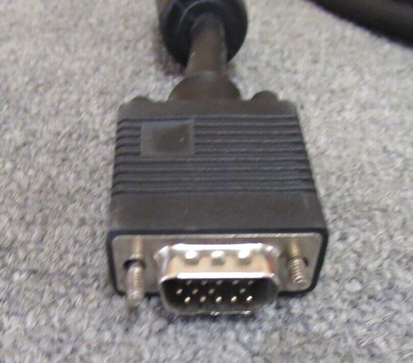 VGA 15-Pin Male To VGA 15-Pin Male Black 30 Meters Monitor Cable