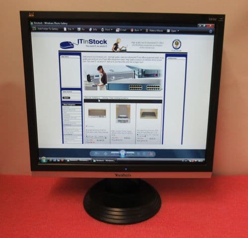 ViewSonic VA916-2 VS11886 19" LCD TFT Flat Screen Monitor Black VGA