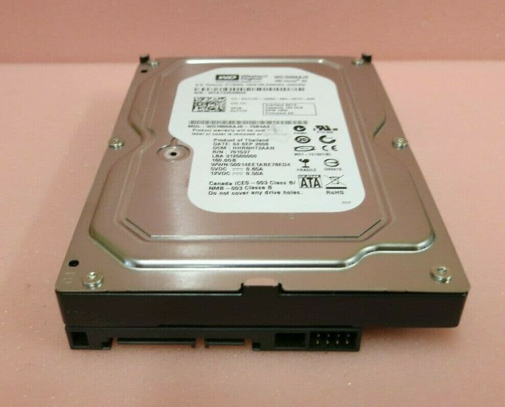 Western Digital WD1600AAJS U717D Caviar Blue 160GB 7200RPM SATA 8MB 3 5 ...