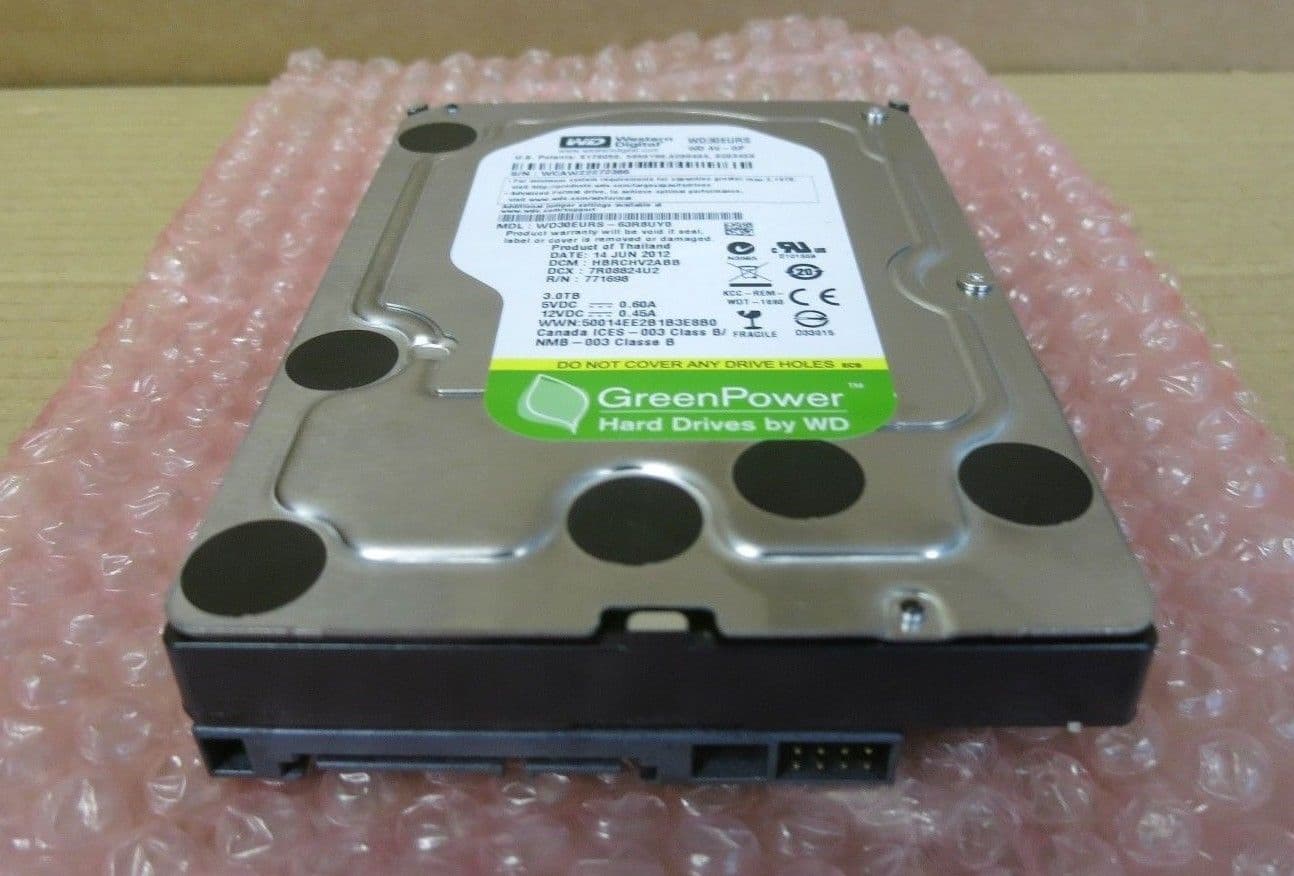 Western Digital WD30EURS-63R8UY0 DCM HBNCHV2AAB 3TB Hard Drive Disc HDD