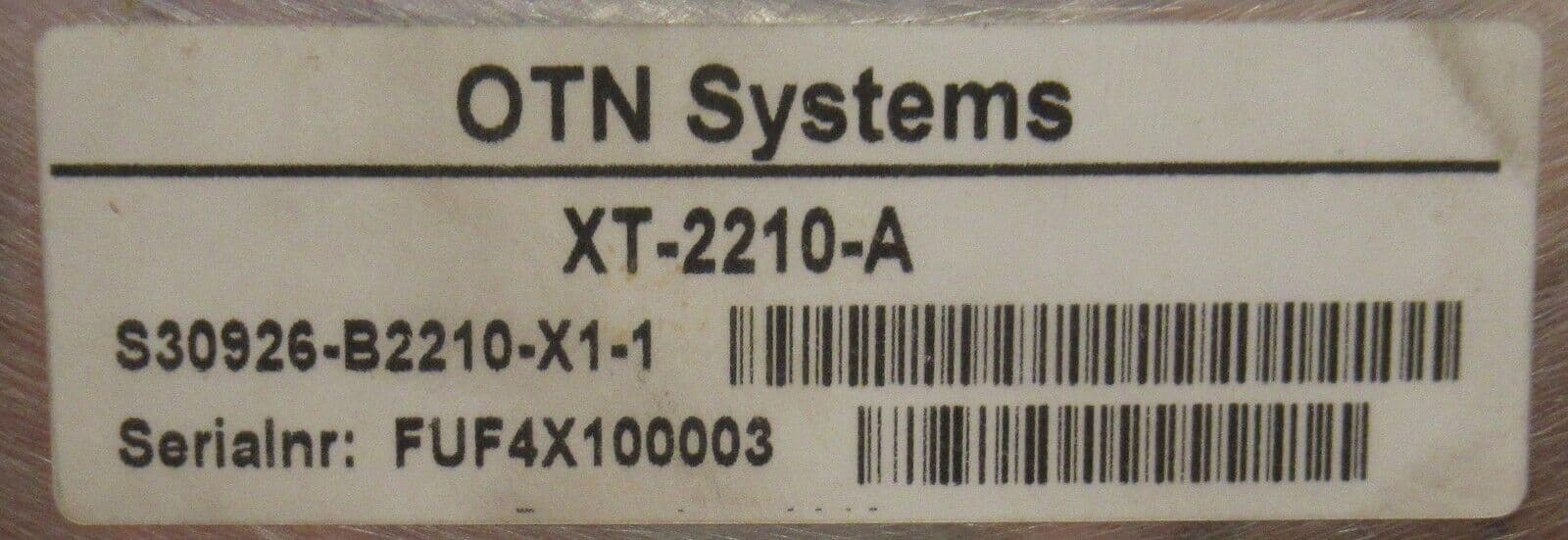 XTRAN Node XT-2210-A 10 Slot Modular Chassis 3U With Interface Modules