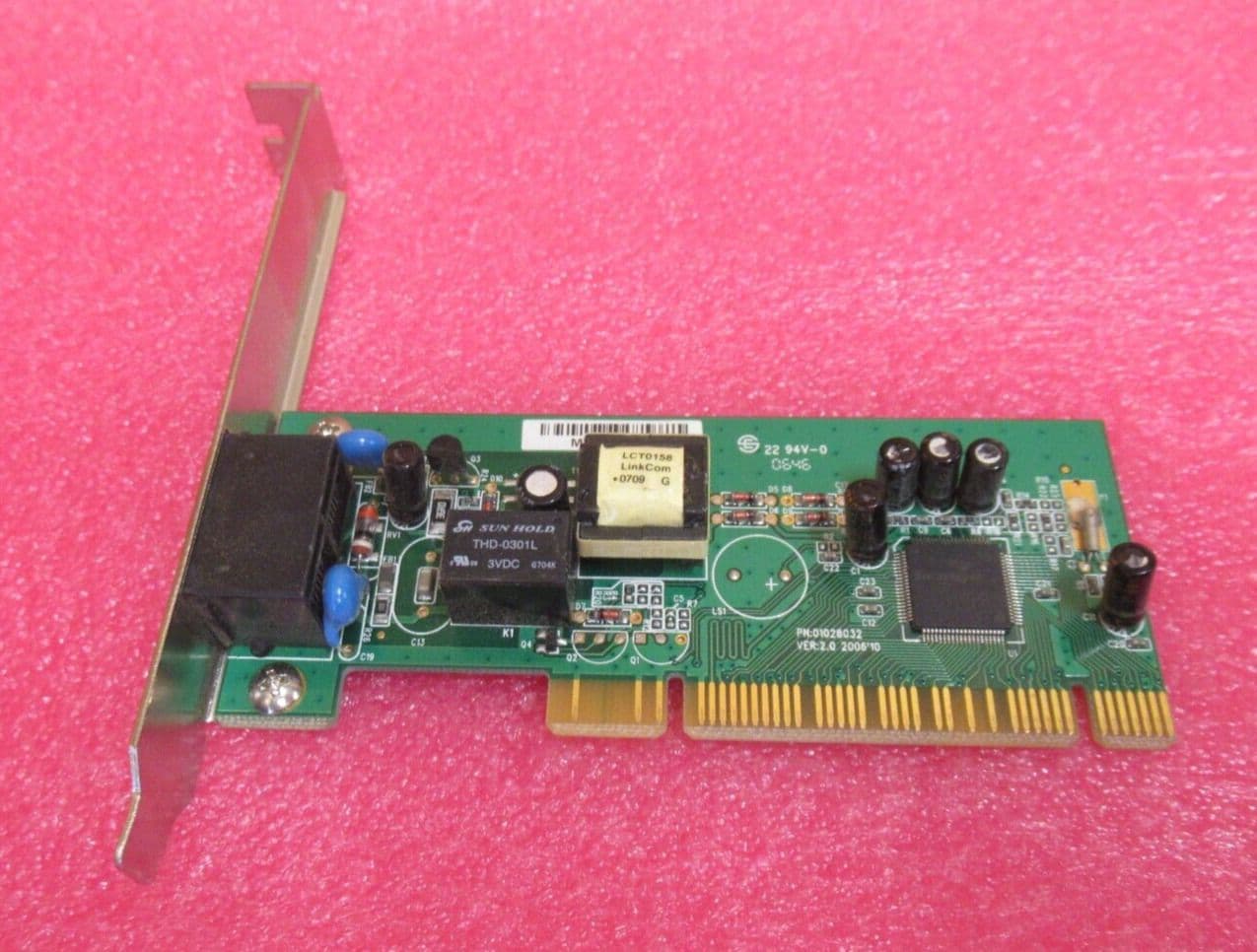 Zoom FELMM01BSL2801 Internal V 92 56K Fax Modem PCI Computer Card