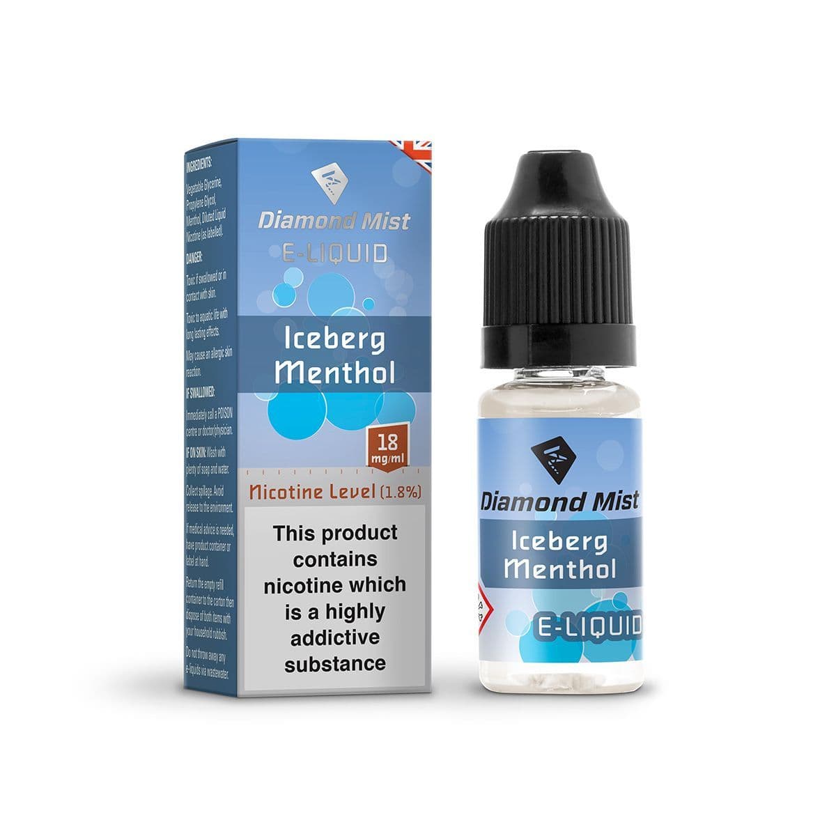 Diamond Mist E-liquid 18mg ICEBERG MENTHOL