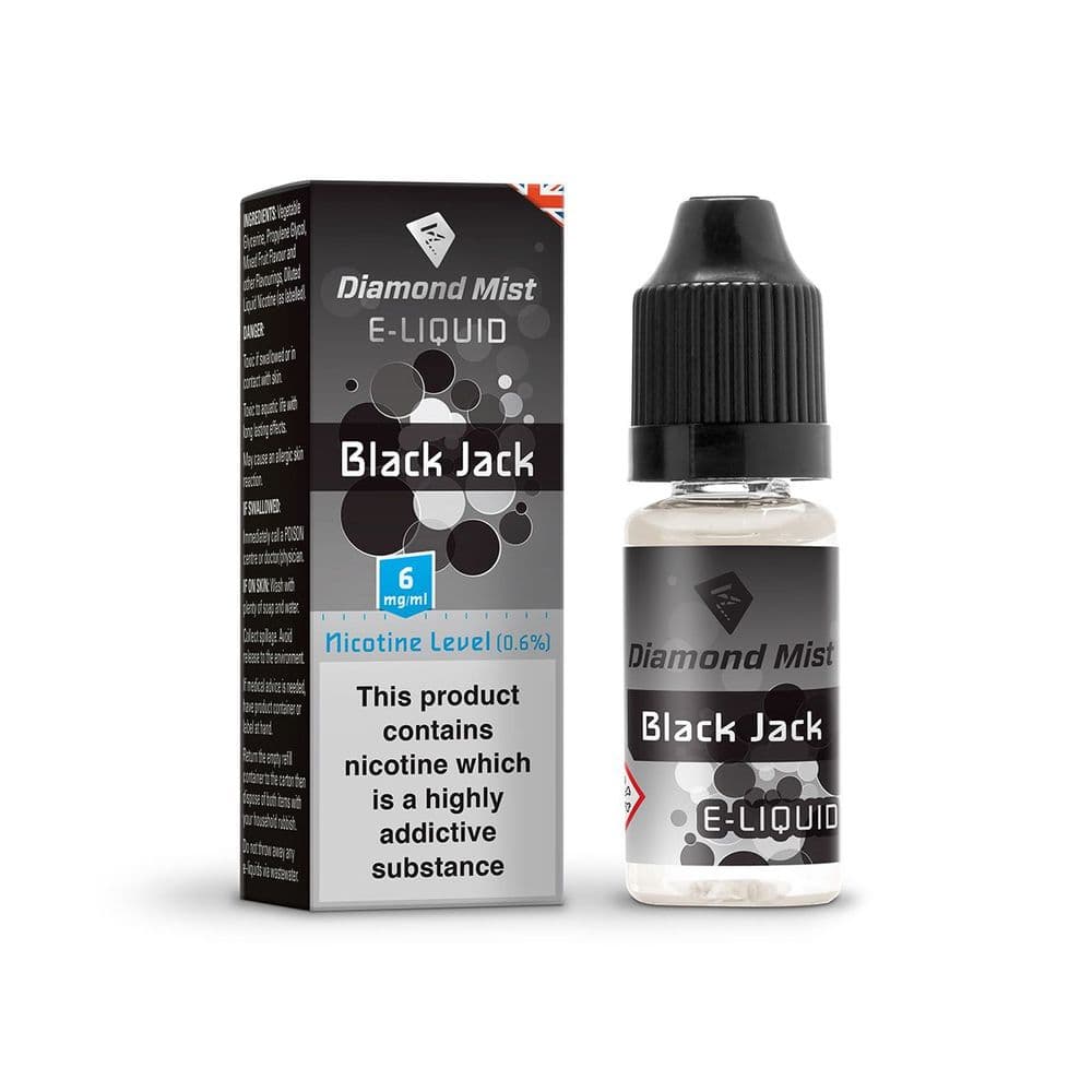 Diamond Mist E-liquid 6mg BLACK JACK Diamond Mist E-liquid 6mg BLACK JACK