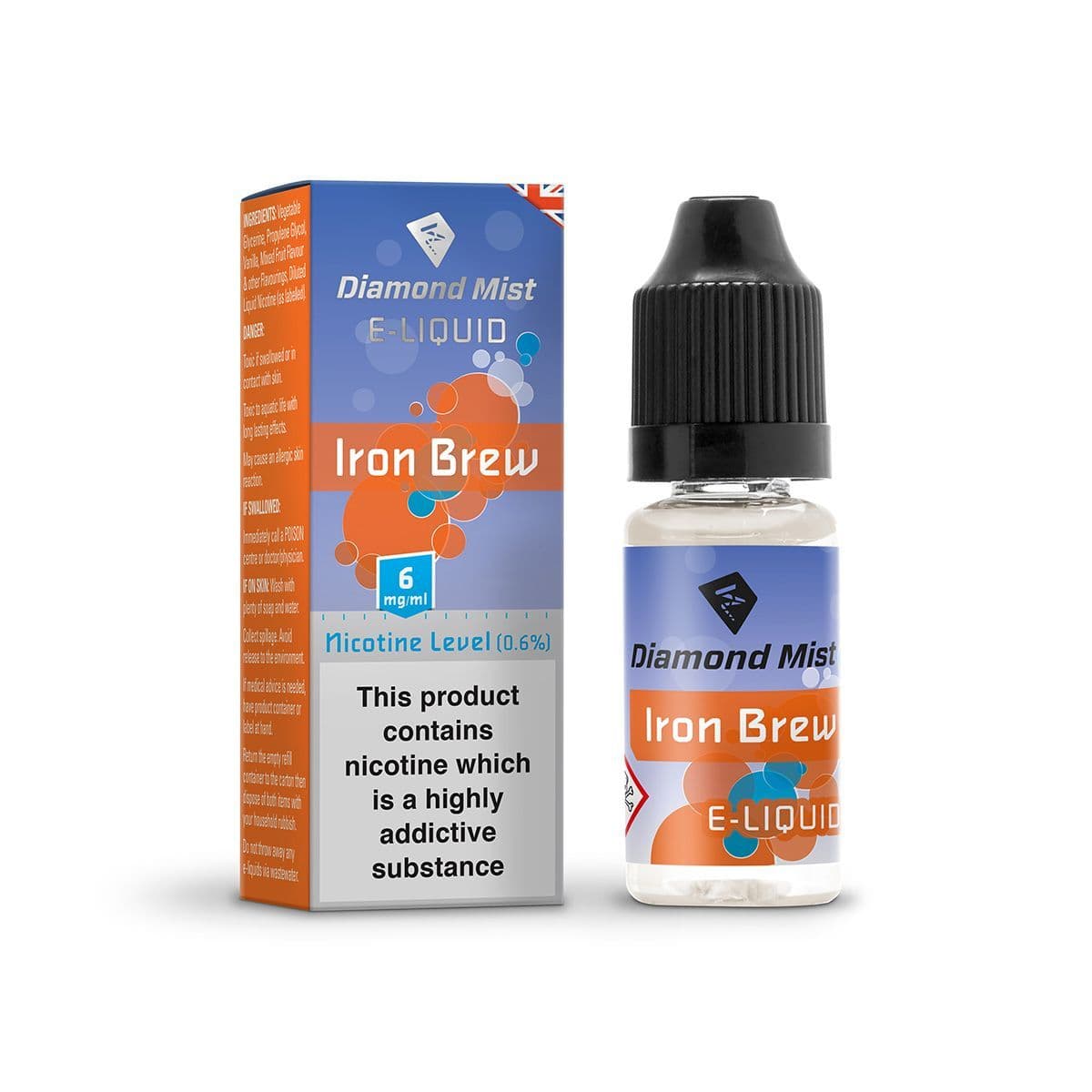 Diamond Mist E-liquid 6mg IRON BREW