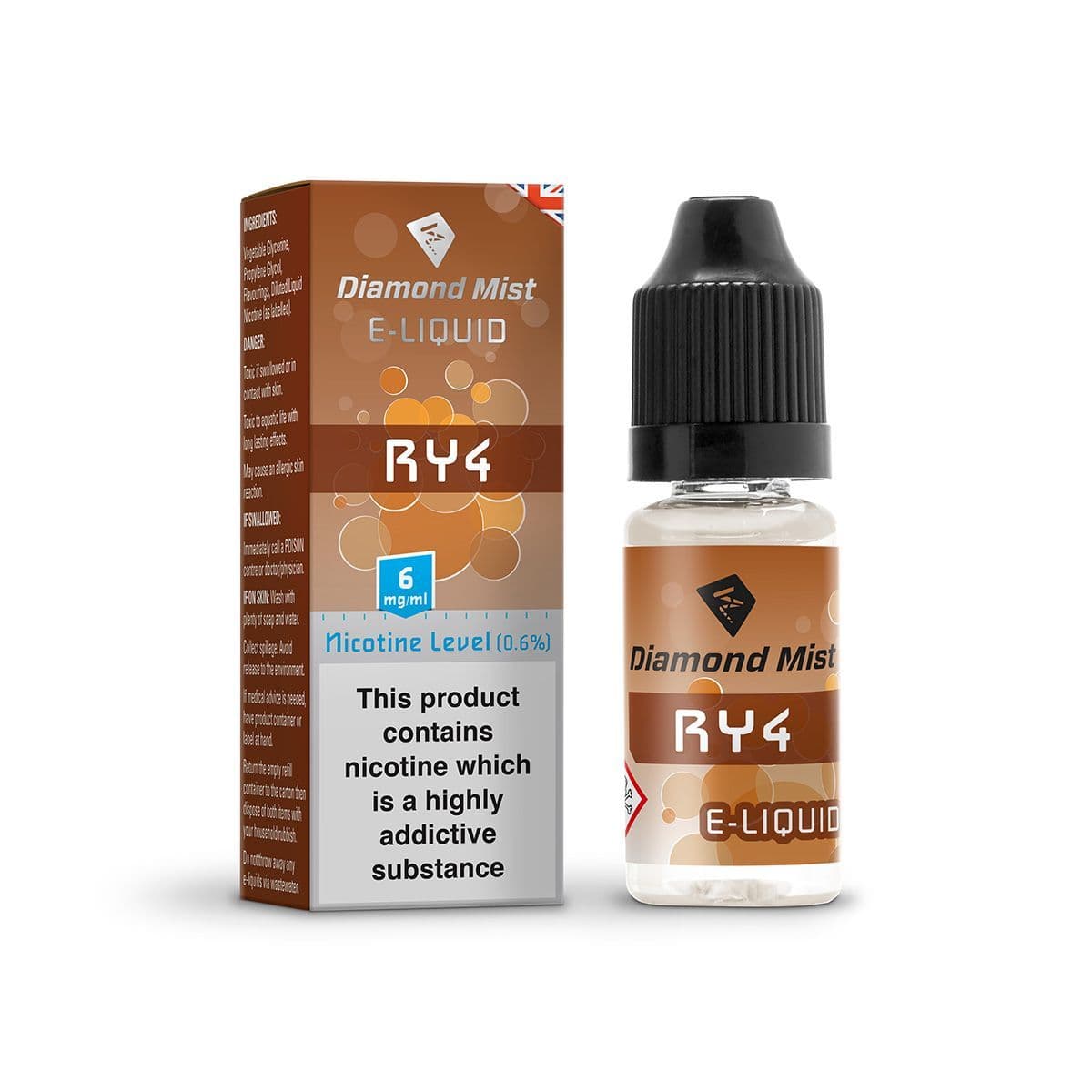 Diamond Mist E-liquid 6mg RY4
