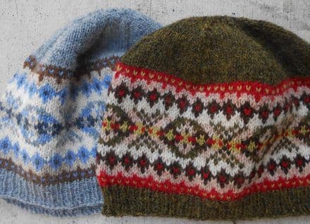 Beginners Fair Isle Cap - Janine Bajus (Feral Knitter)