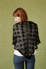 Fallen Leaf Cobweb Shawl
