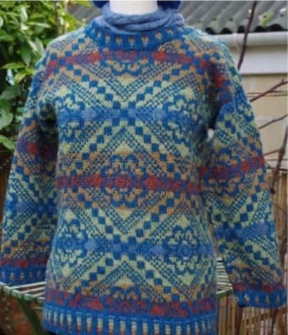 Flower Carpet Sweater - Great British Yarns (Deborah Cowell)