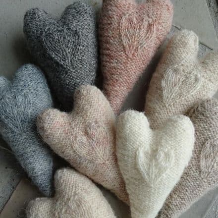 Heart Duo by Tina Vejlø Andersen - Kastaniestrik