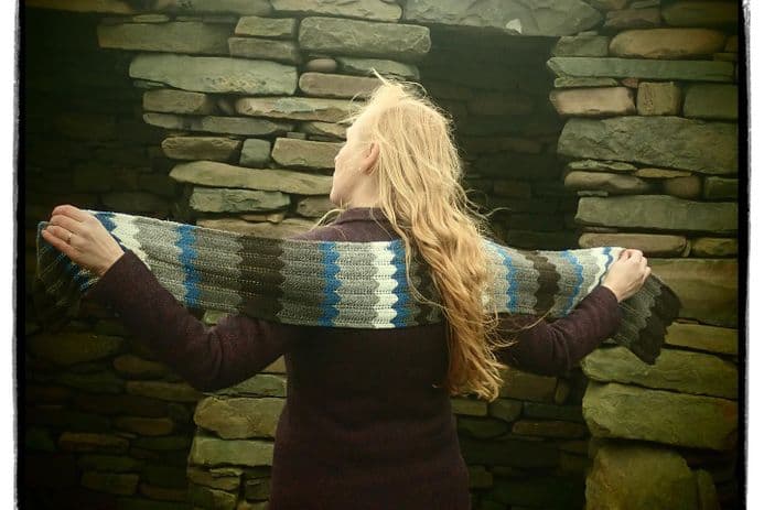 New Shell Scarf - Alison Rendall