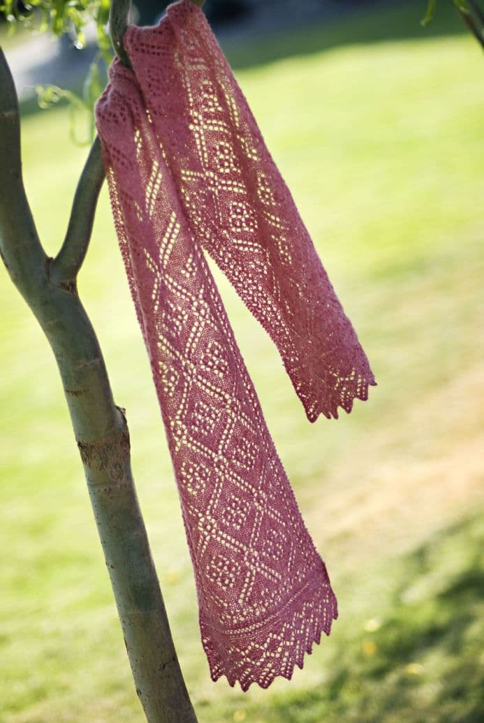 Strawberry Vines Scarf
