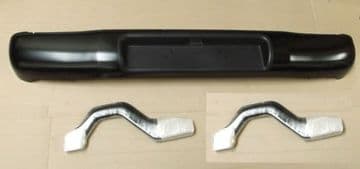 Ford Ranger 3.0TD Pick Up ET/ES - 16V (02/2006-06/2012) - Rear Bumper Black With Brackets