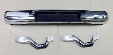 Ford Ranger 3.0TD Pick Up ET/ES - 16V (02/2006-06/2012) - Rear Bumper Chrome Plated With Brackets