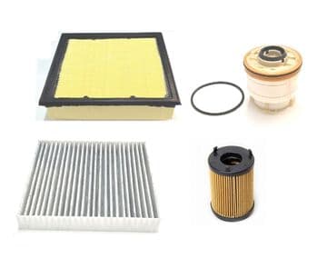 Isuzu D-Max 1.9 Ddi Pick Up TFS87 - RZ4E-TC (12/2016+) - Engine Filter Kit (4 Pcs)