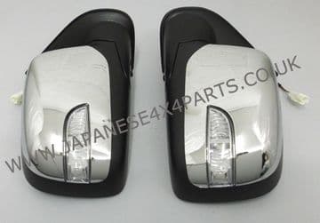 Isuzu D-Max / Rodeo 3.0TD Pick Up TFS77 (07/2003+) - Door Mirror Chrome Electric With Lamp Pair