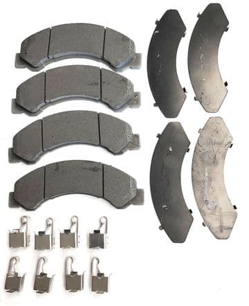 Isuzu NKR77 - 3.0TD - 4JH1TC - 3.5Tonne (2002-2008) - Front Brake Pad Set With Shims (4)