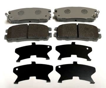 Isuzu Trooper / Bighorn 3.2 Petrol UBS25 (1992-1998) - Rear Brake Pad Set With Shims (4)