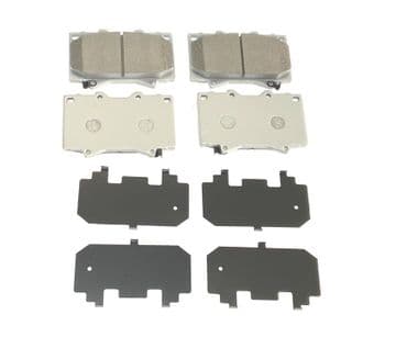 Lexus LX470 - 4.7 Petrol - 5 Door (08/2002-08/2007) - Front Brake Pad Set With Shims (4)