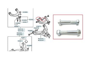 Mitsubishi L200 Pick Up 2.4DiD - KL1T (04/2015-06/2020) - Front Upper Control Wishbone Arm Bolt Kit