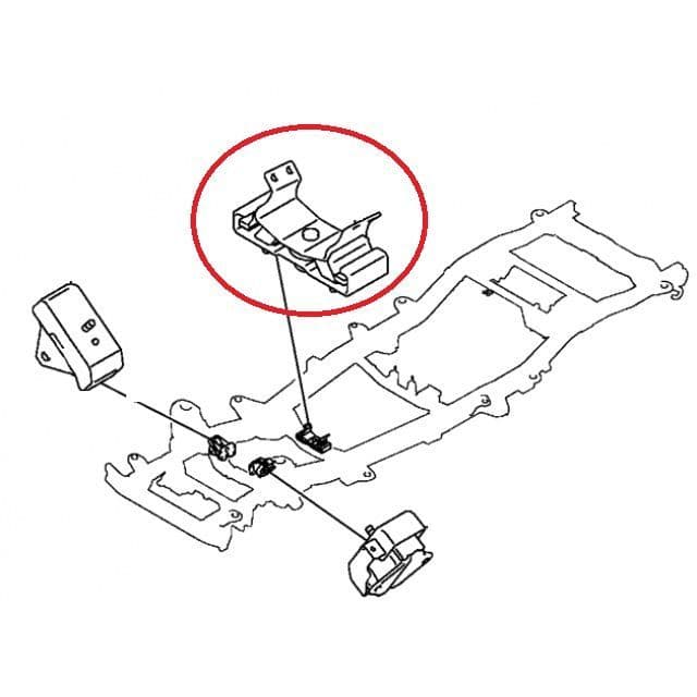Mitsubishi L200 Pick Up 2 4DiD - KL1T 04/2015-06/2020 - Gearbox Mount ...