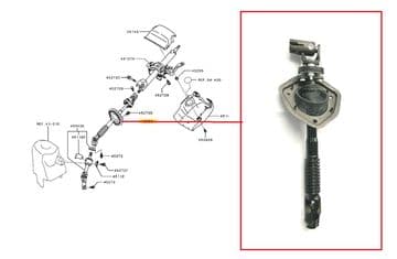 Mitsubishi L200 Pick Up 2.4DiD - KL1T (04/2015-06/2020) - Steering Column Shaft Lower