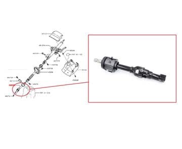 Mitsubishi L200 Pick Up 2.4DiD - KL1T (04/2015-06/2020) - Steering Intermediate Shaft