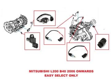 Mitsubishi L200 Pick Up 2.5DID - B40 - KB4T (12/2005+) - Transferbox / Gearbox  Switch Set (5) E/S