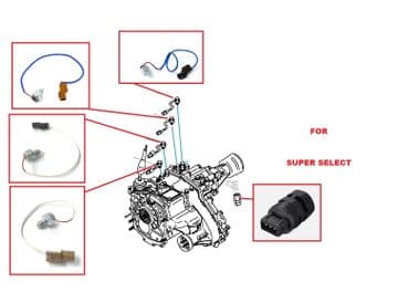 Mitsubishi L200 Pick Up 2.5DID - B40 - KB4T (12/2005+) - Transferbox / Gearbox Switch Set (5) S/S
