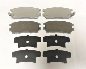 Mitsubishi Pajero/Shogun 3.0 Petrol (L141 / L146) - Rear Brake Pad Set With Shims (4)