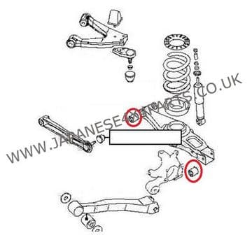 Mitsubishi Pajero/Shogun 3.2DID - V68/V78 (06/1999-08/2006) - Rear Lower Arm Bush Kit (1 Side)