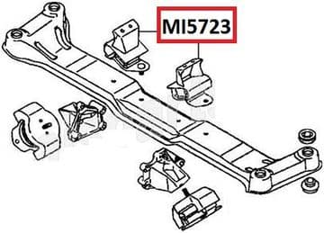 Mitsubishi Shogun 3.8 Petrol - V87/V97 (09/2006+) - Rear Engine Mounting Support (MTM)