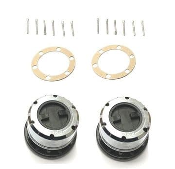 Nissan Navara D22 Pick Up 2.5TD / 2.5Di - 4WD (11/2001+) - Free Wheel Locking Hub Pair (Manual)