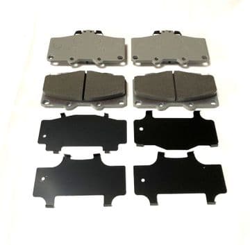 Toyota 4-Runner/Surf 2.7 Petrol RZN185 Import (11/1995+) - Front Brake Pad Set With Shims (4)